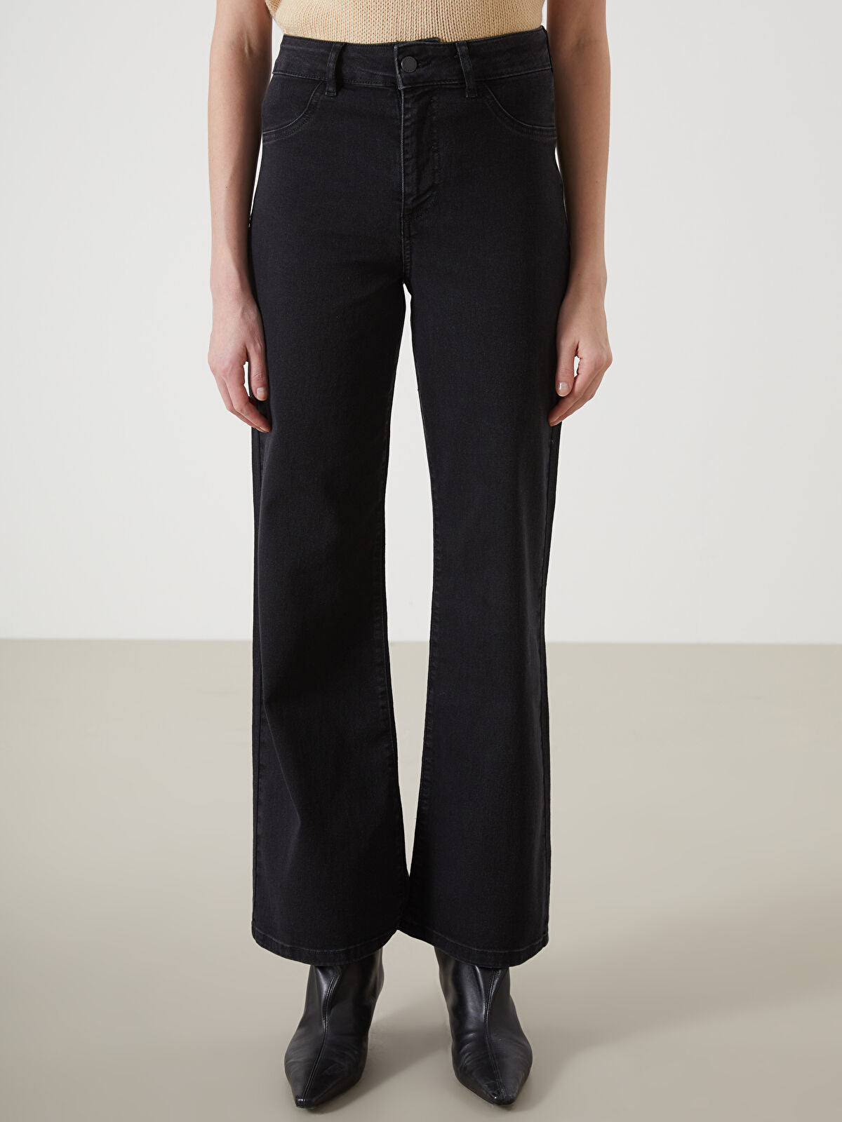 Wideleg Female Jean Pants
