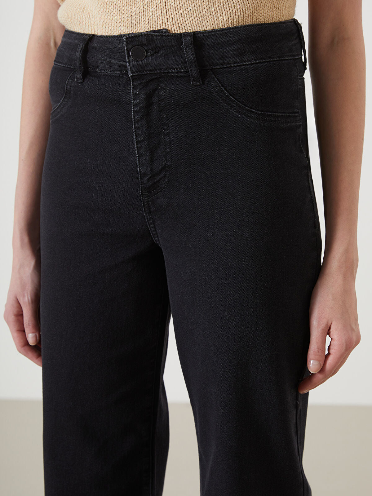 Wideleg Female Jean Pants