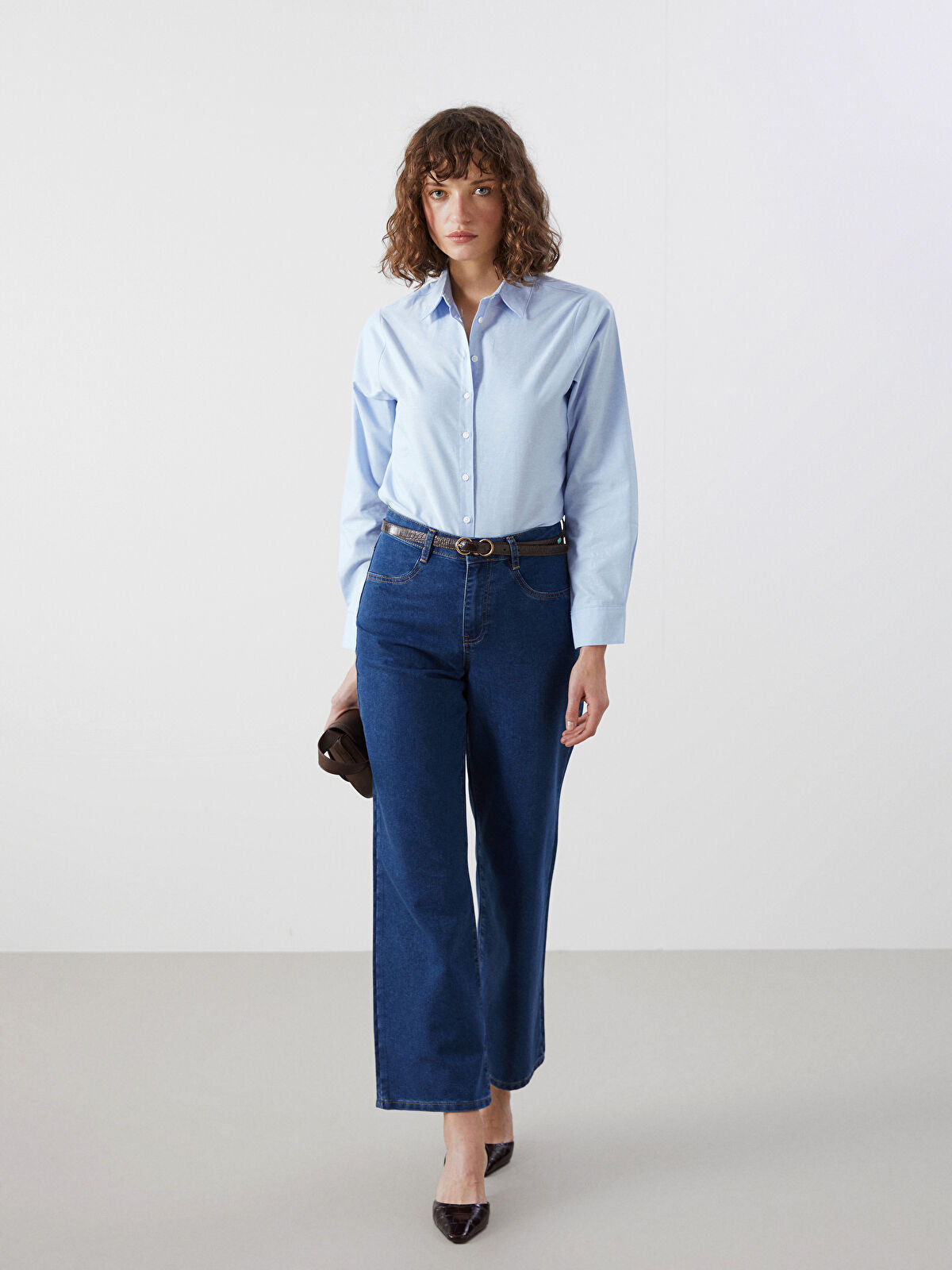 Wide Leg Women's Jeans Pants