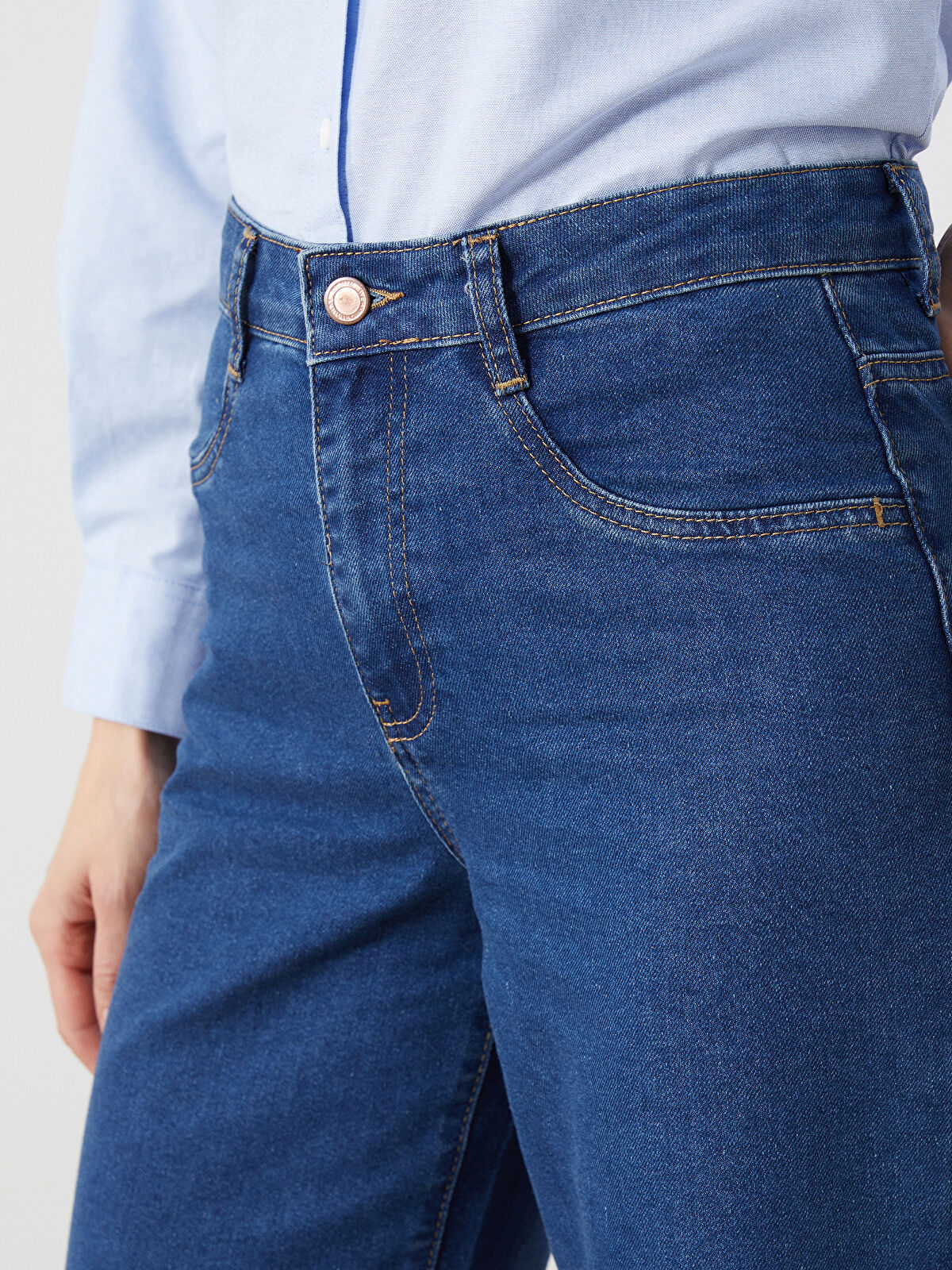 Wide Leg Women's Jeans Pants