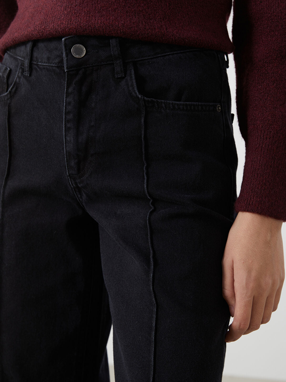 Wide Leg Women's Jeans Pants
