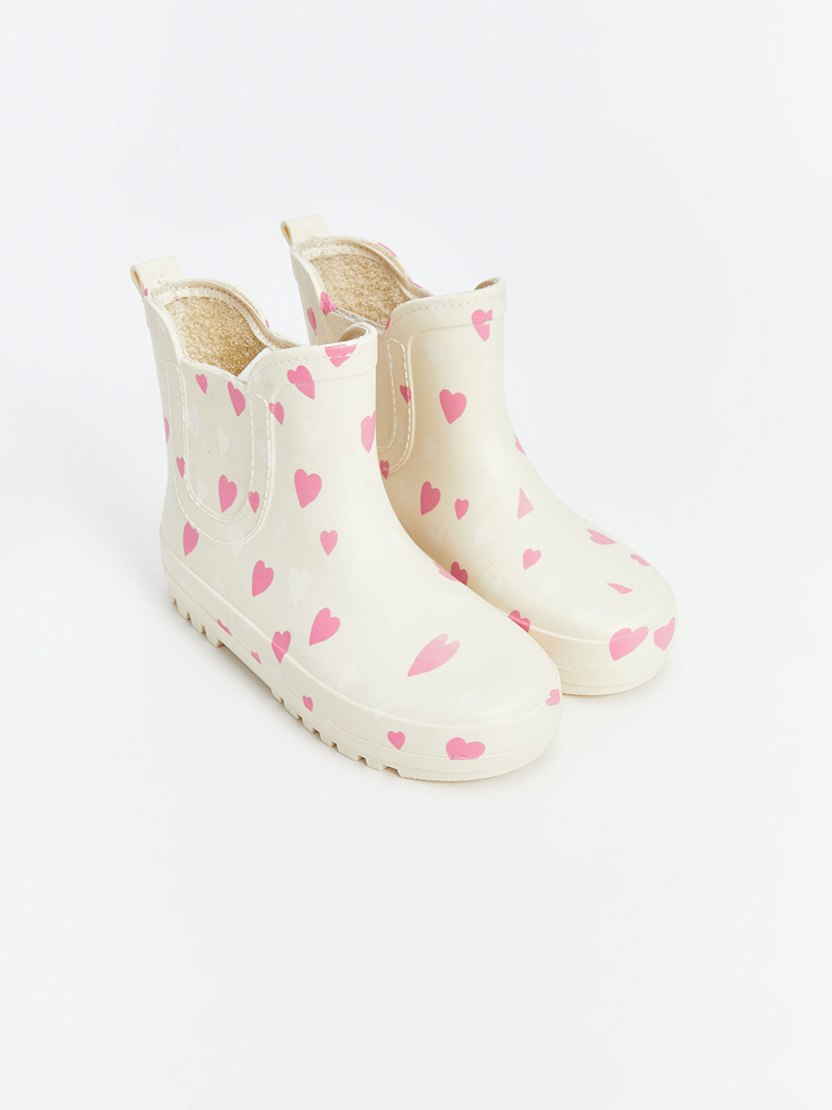 Heart Print Baby Girl Rain Boot