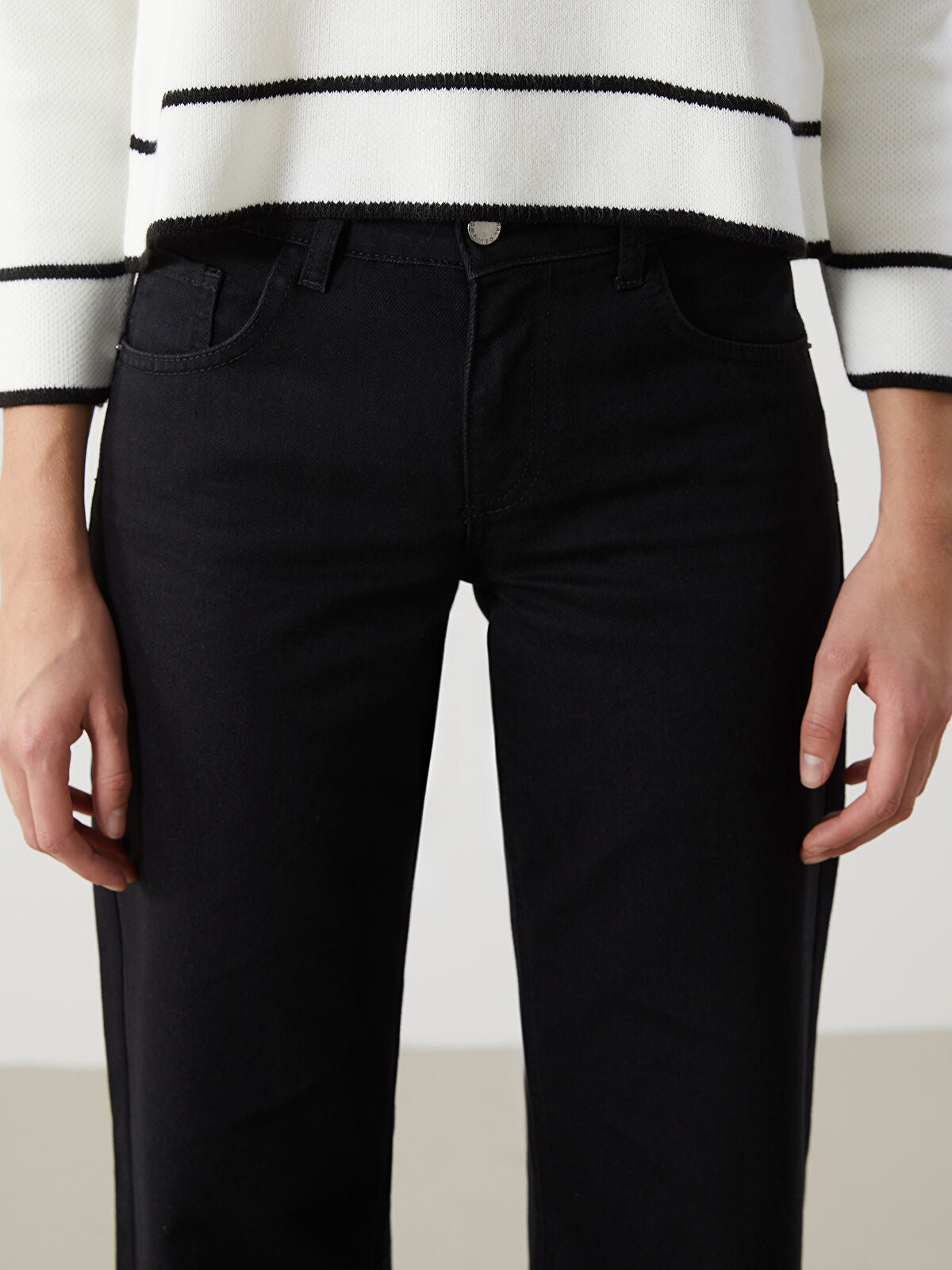 Wide Leg Women's Jeans Pants