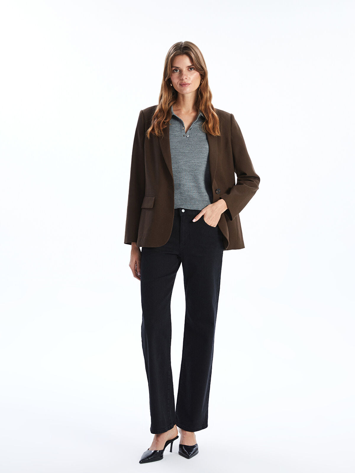 Wideleg Female Jean Pants