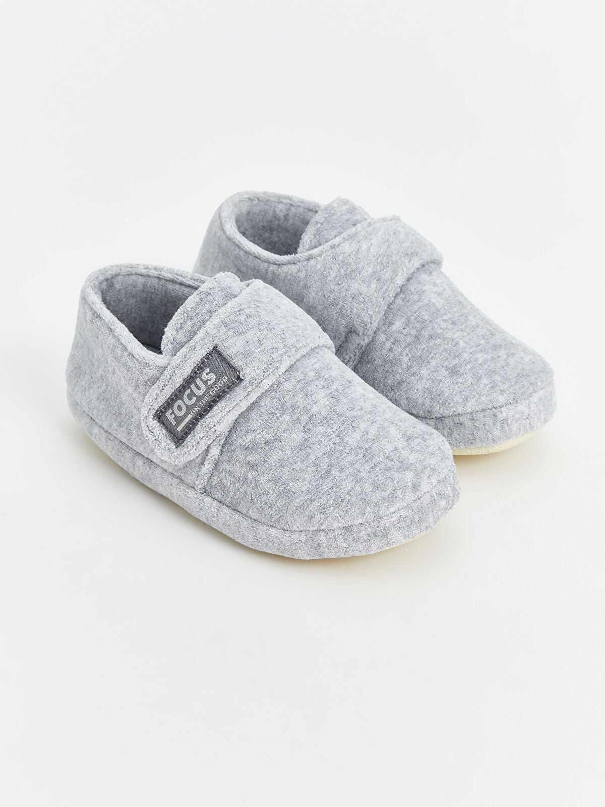 Crinkle Woven Cloth Baby Boy Home Shoes