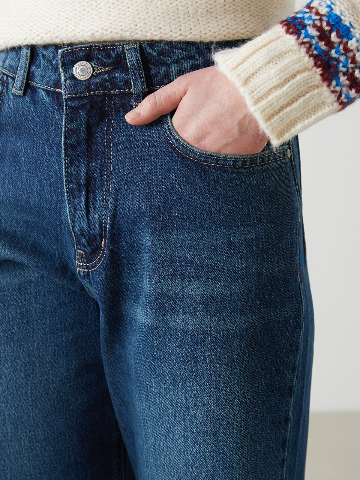 Straight Fit Women's Jean Pantalon