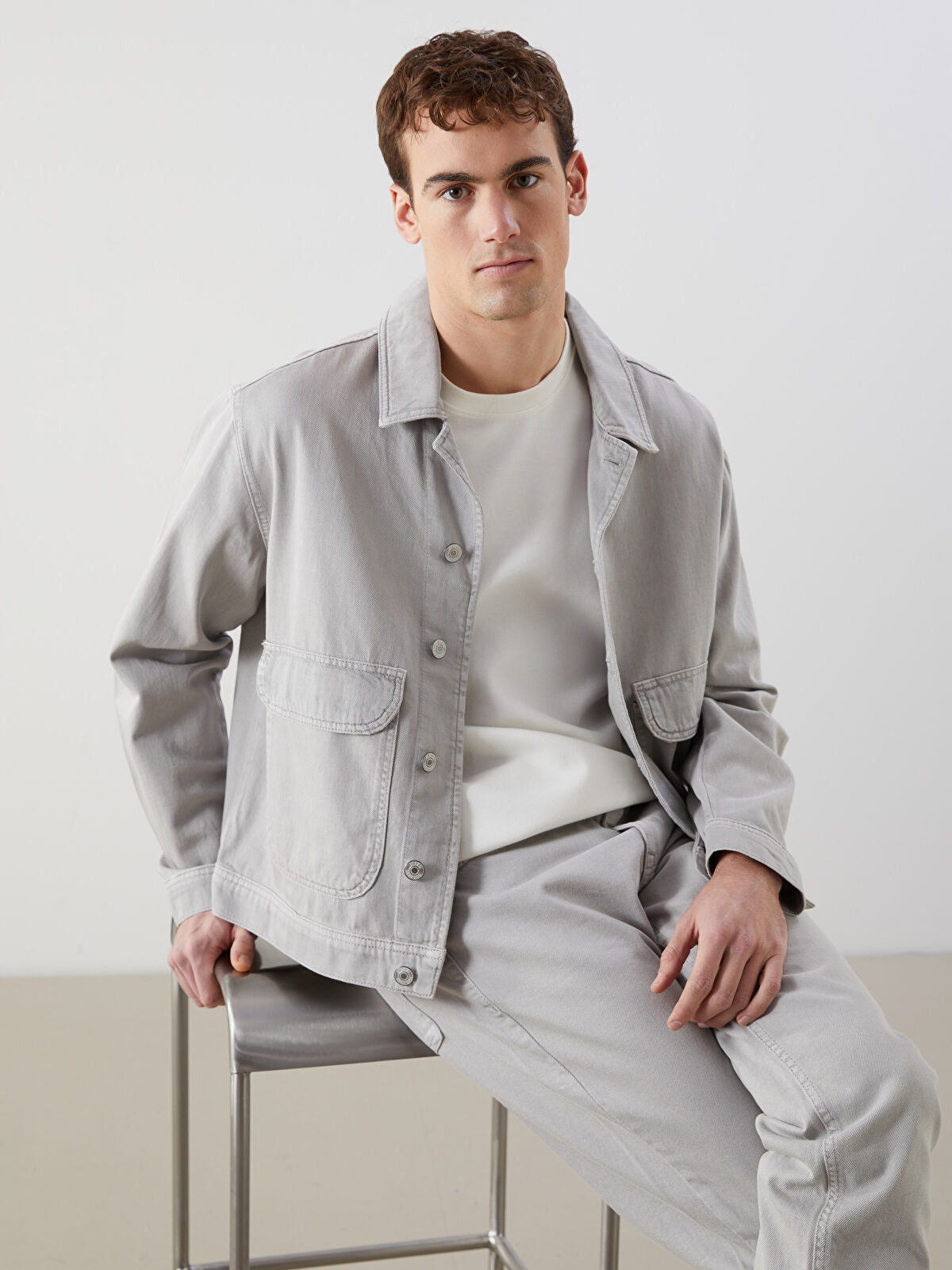 Comfortable Men's Jean Jacket