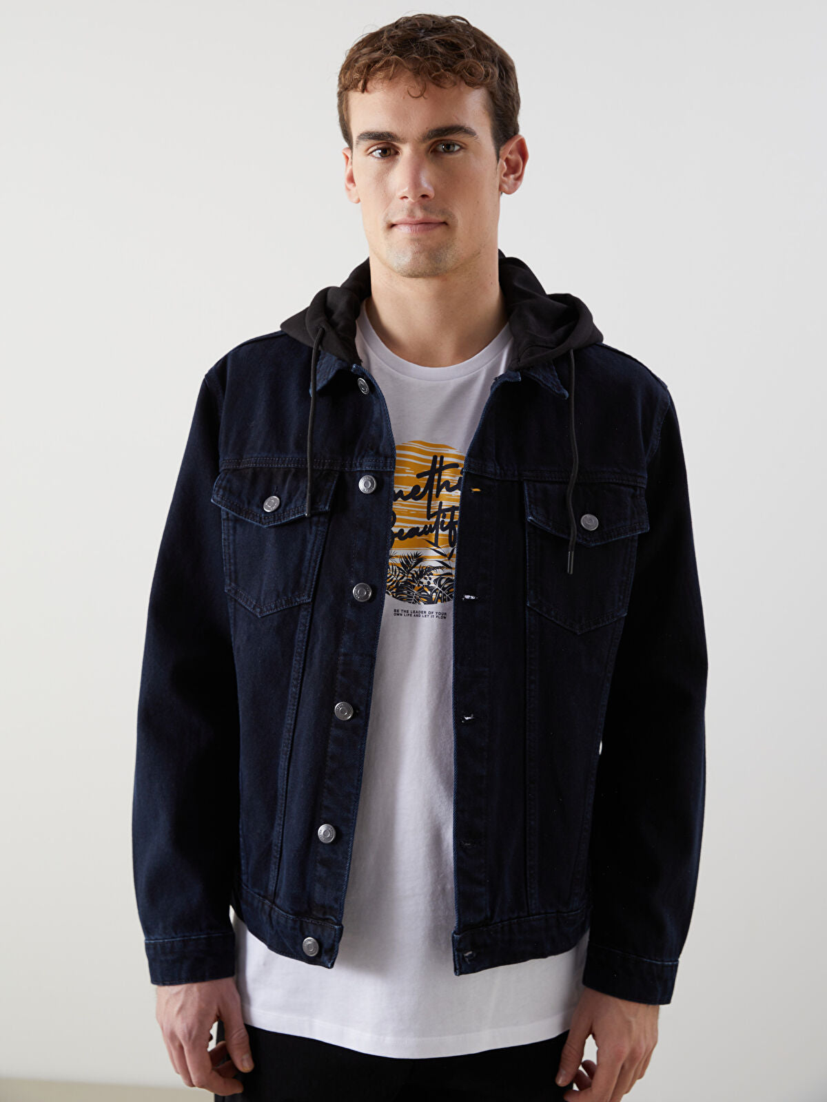 LCW Standard Fit Men's Indigo Jean Waistcoat