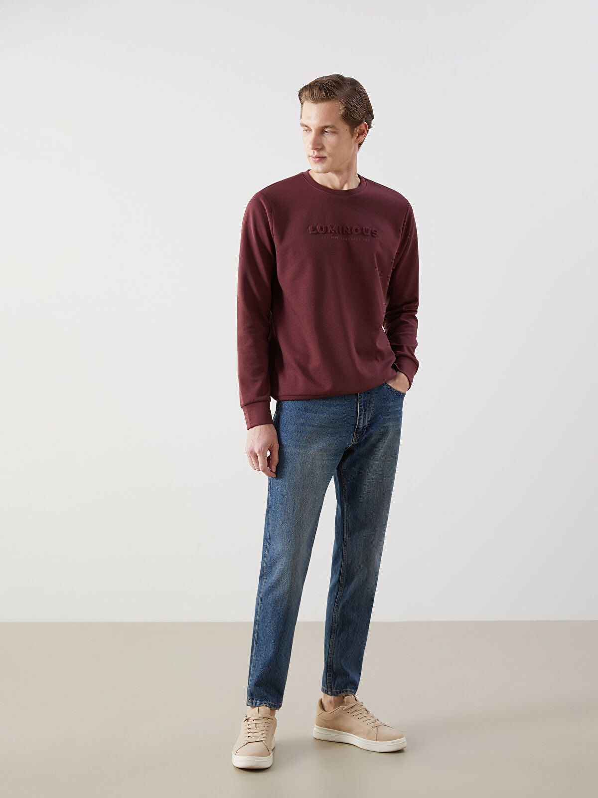 Loose Fit Men's Jeans Pants