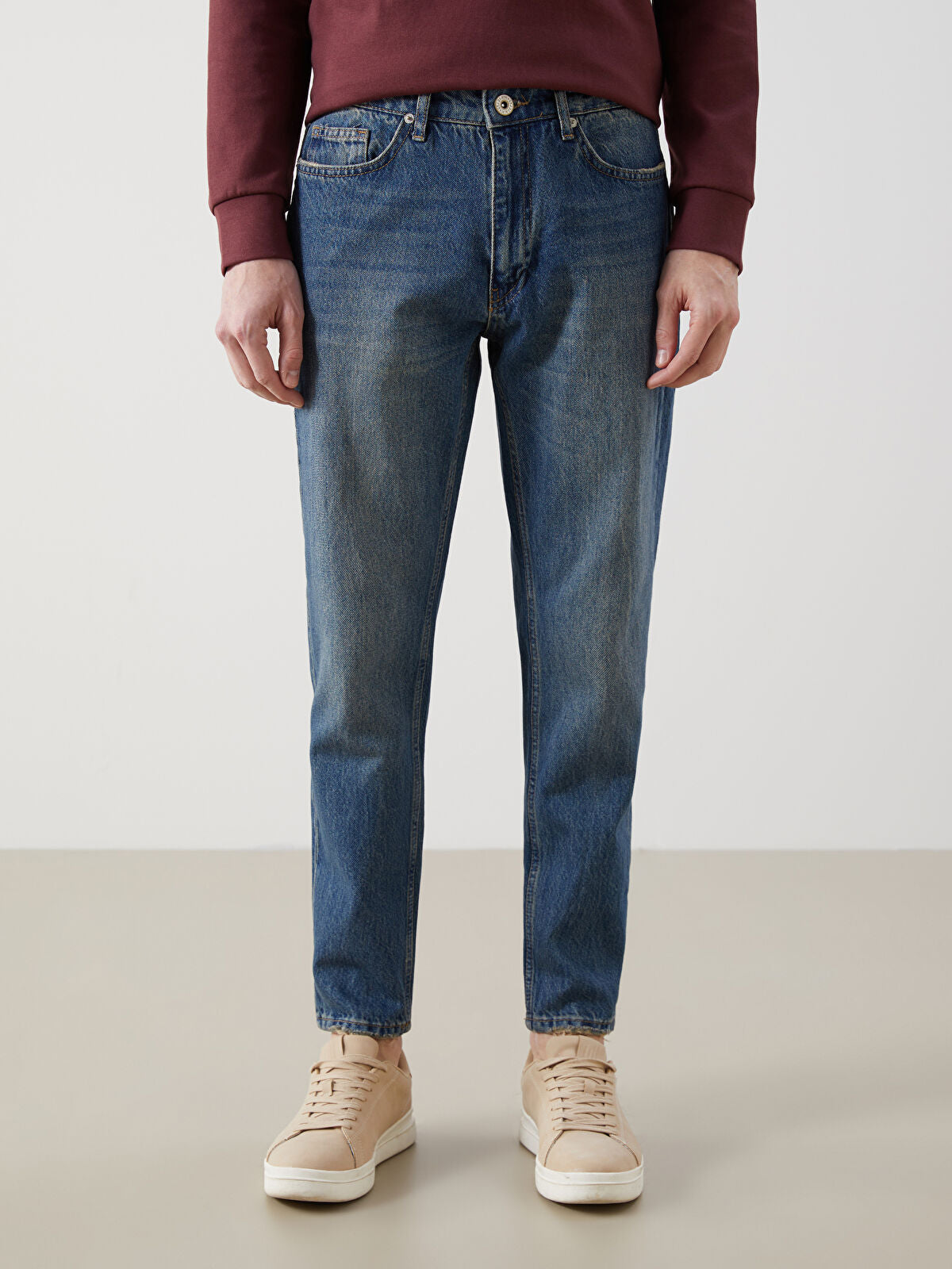 Loose Fit Men's Jeans Pants