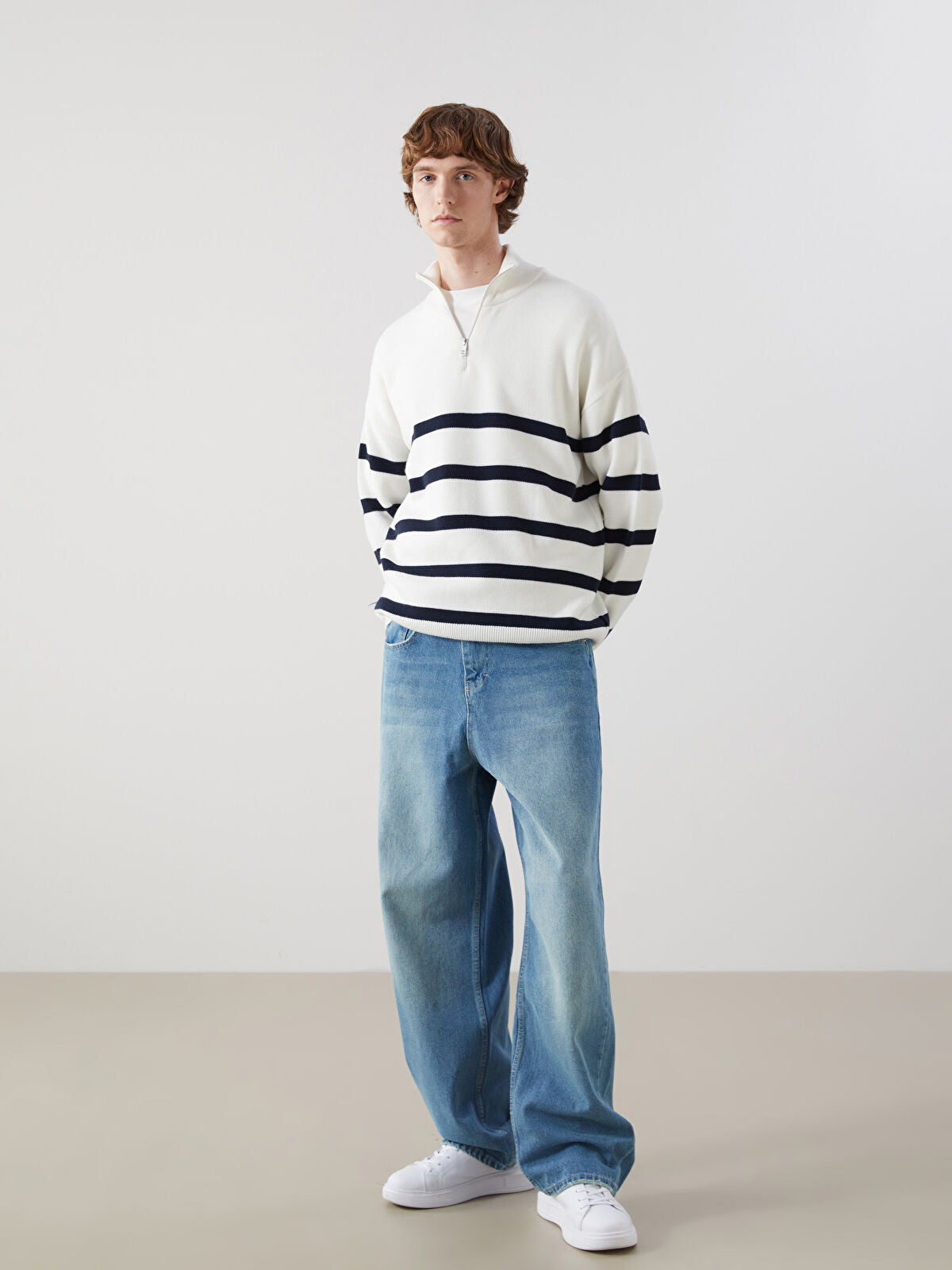 Loose Fit Men's Jeans Pants