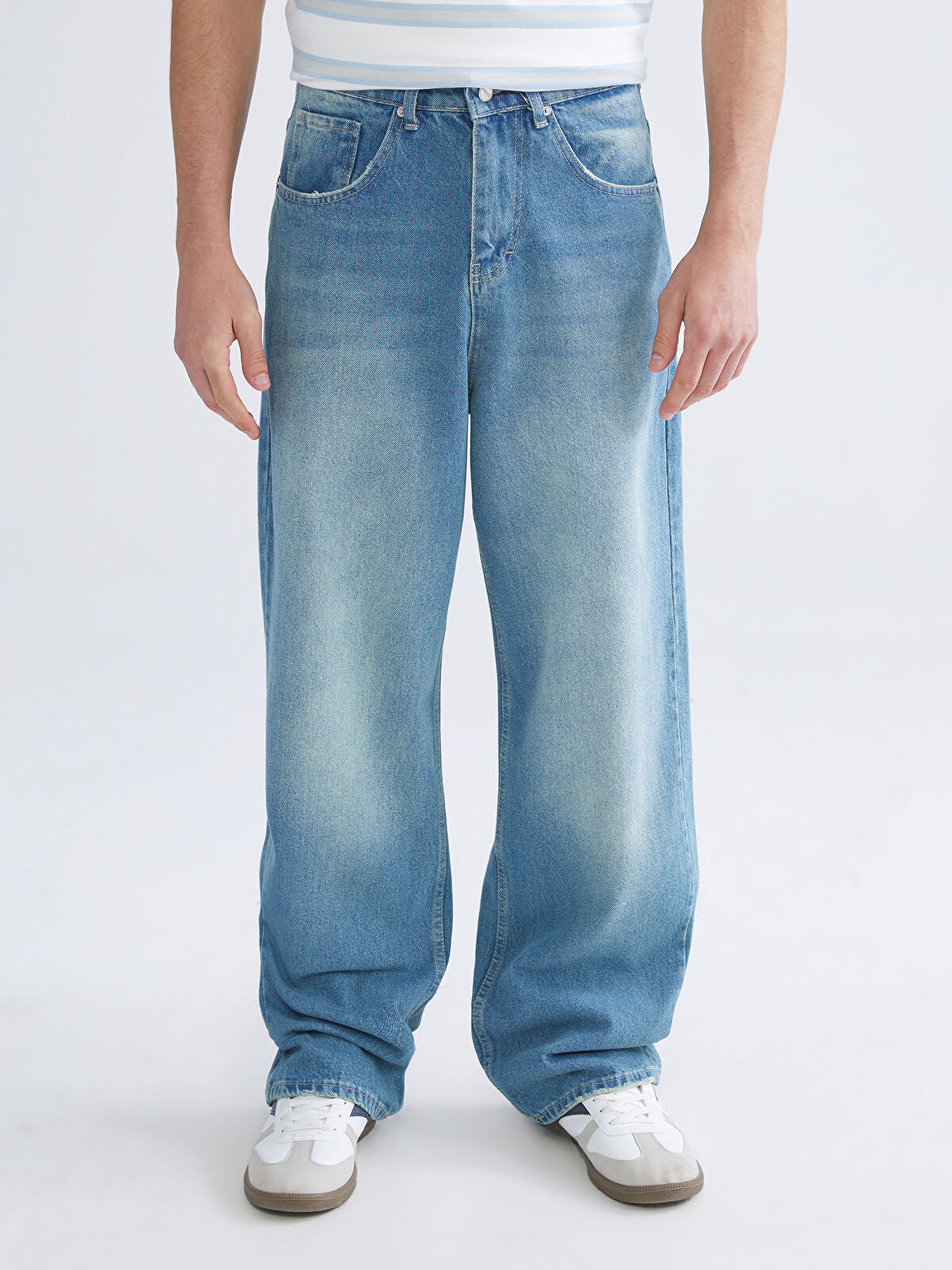Loose Fit Men's Jeans Pants