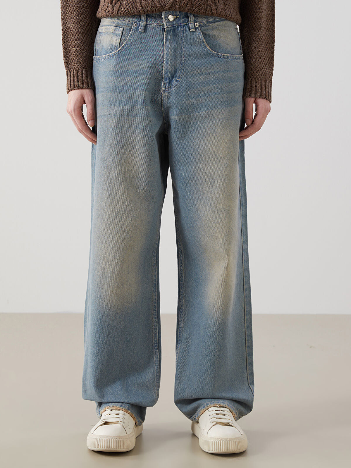 Loose Fit Men's Jeans Pants