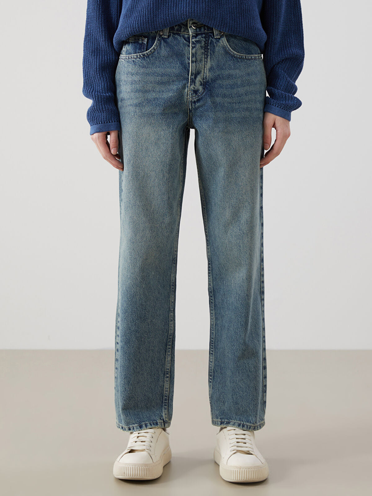 Loose Fit Men's Jeans Pants