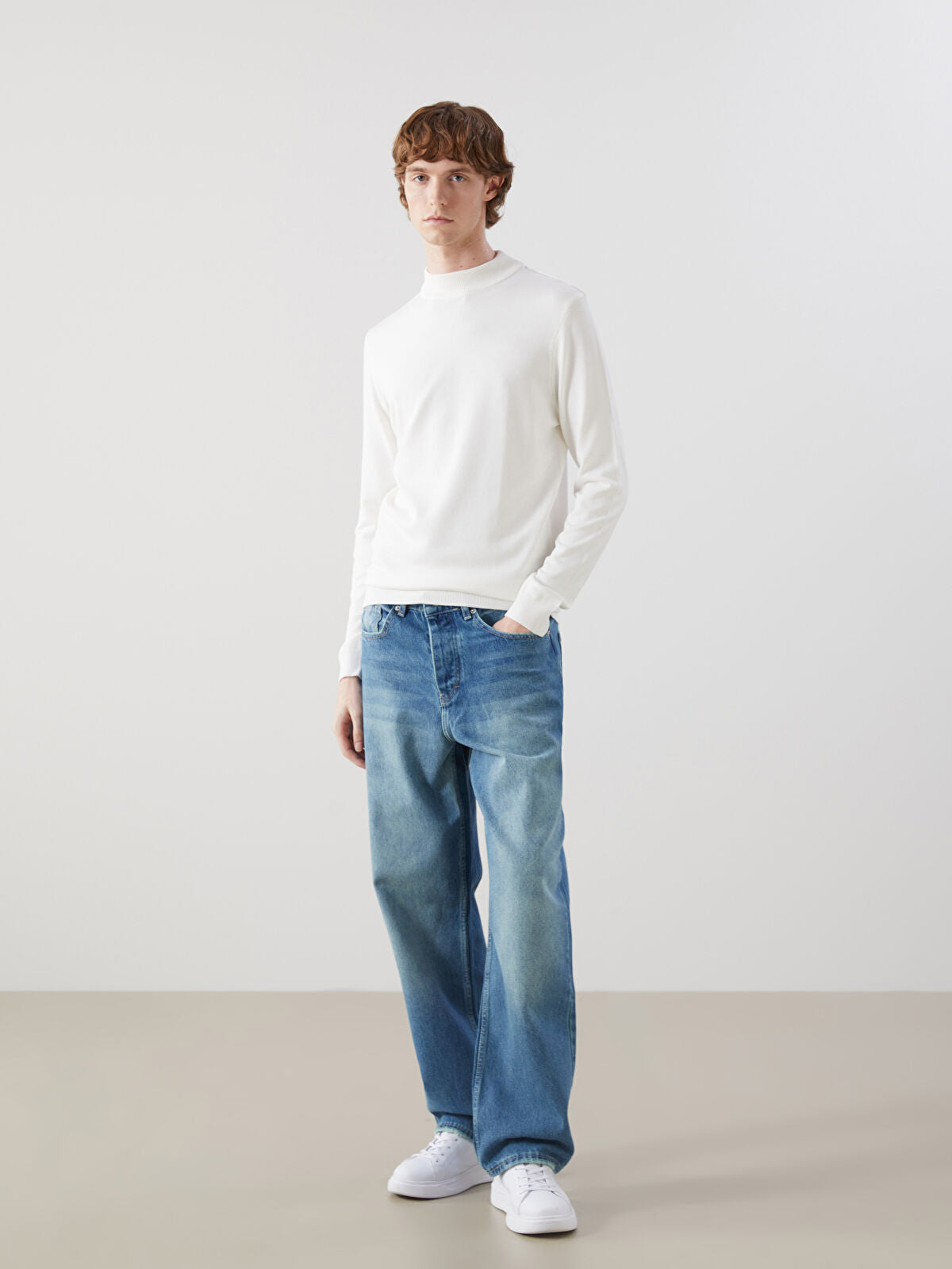 Loose Fit Men's Jeans Pants