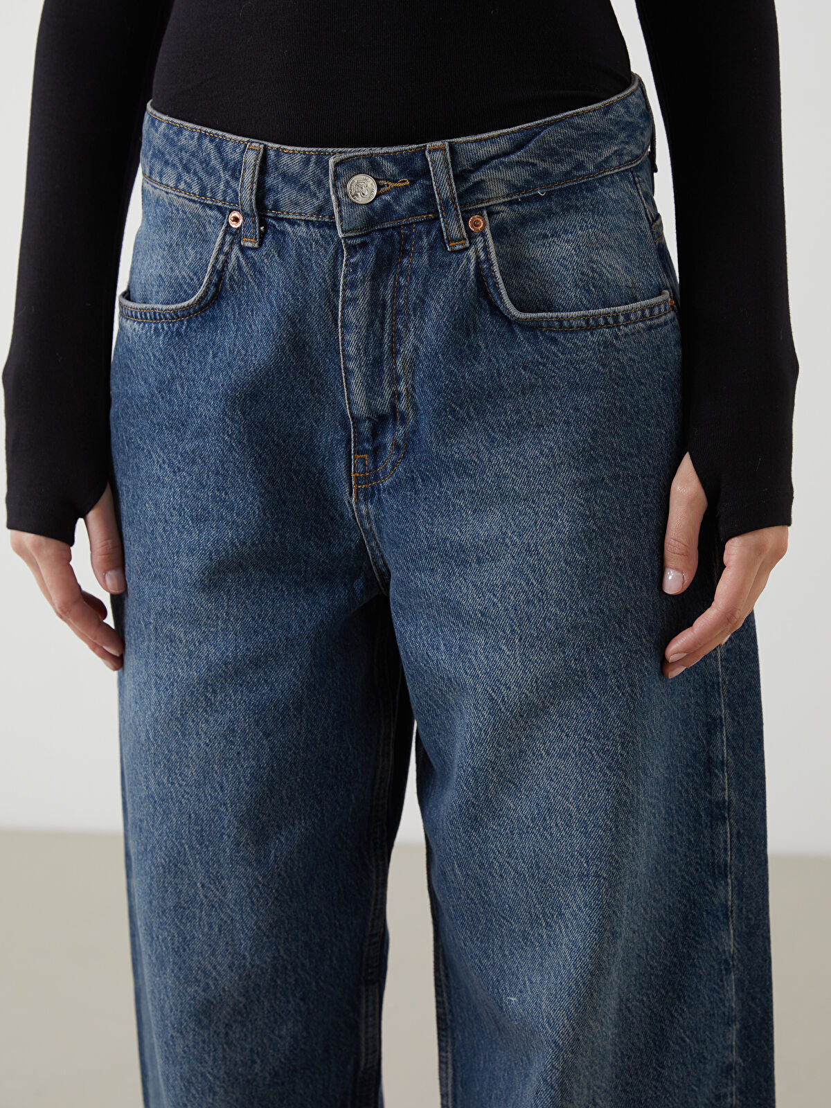 Baggy Fit Women's Jeans Pants