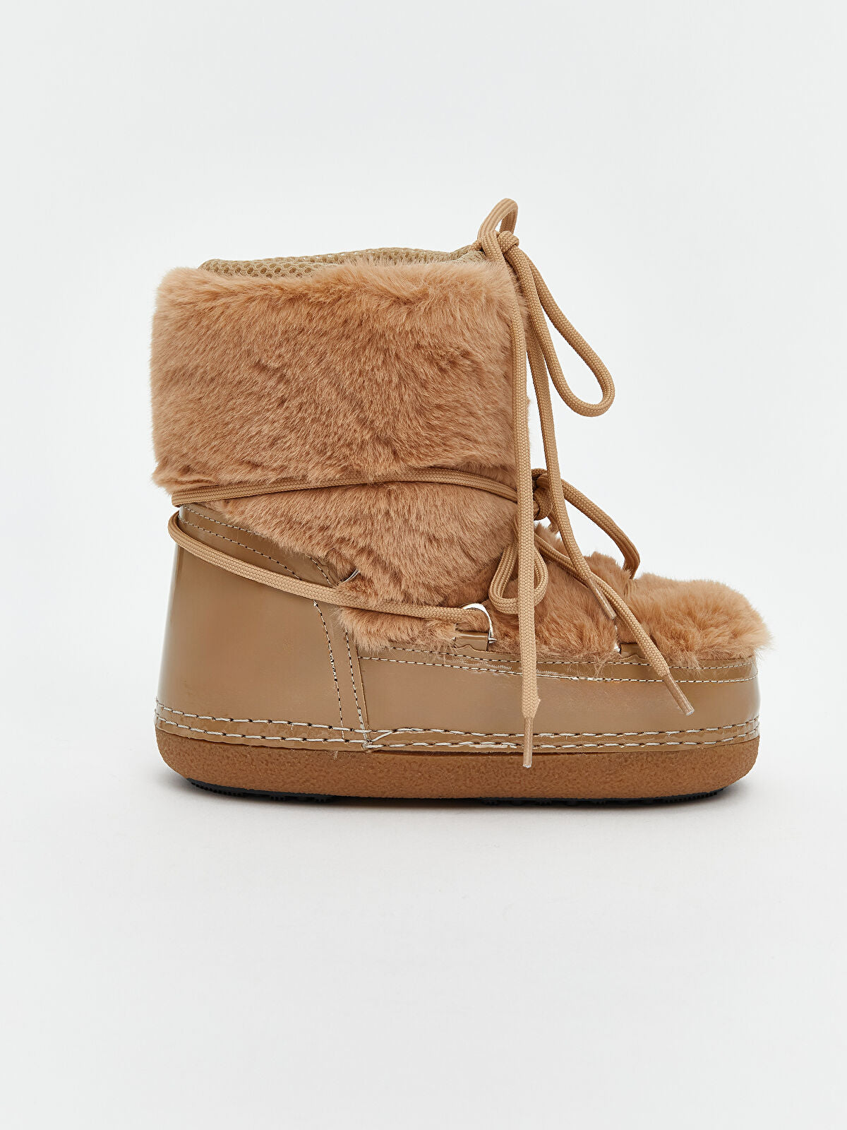 Girls' Fashionable Lace-Up Boots