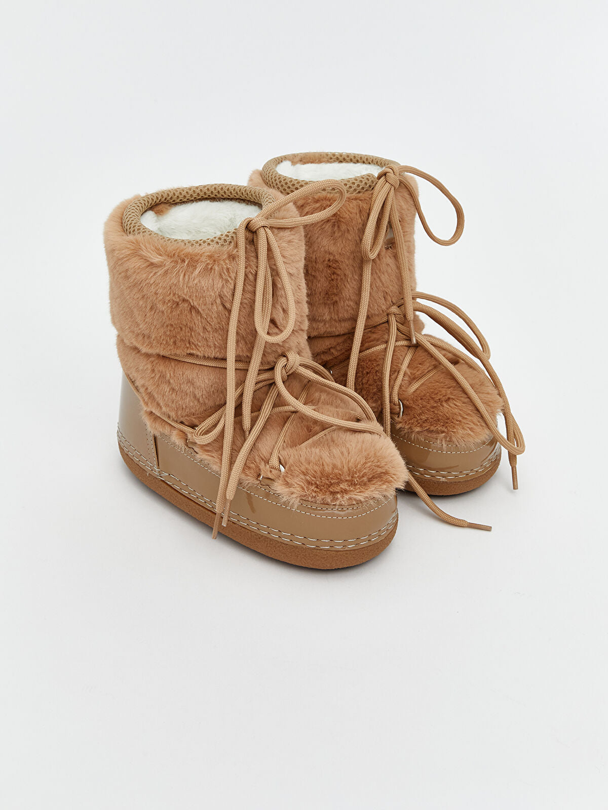 Girls' Fashionable Lace-Up Boots