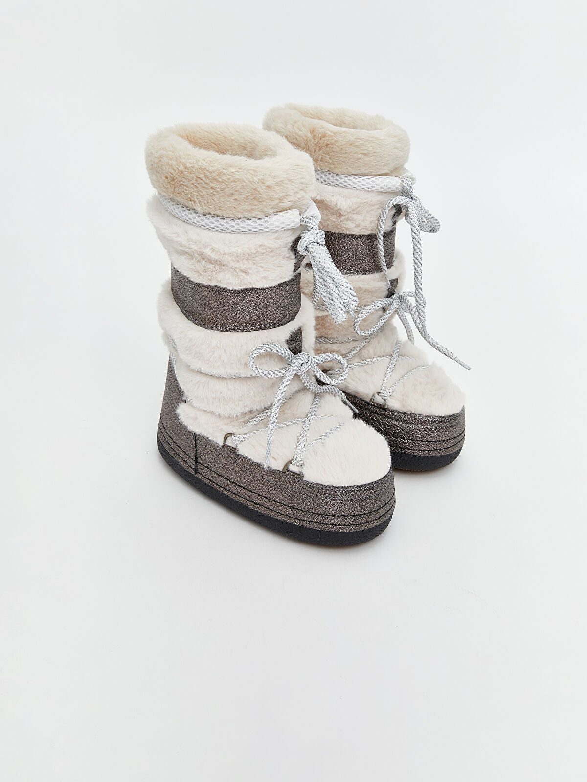 Girls' Fashionable Lace-Up Boots