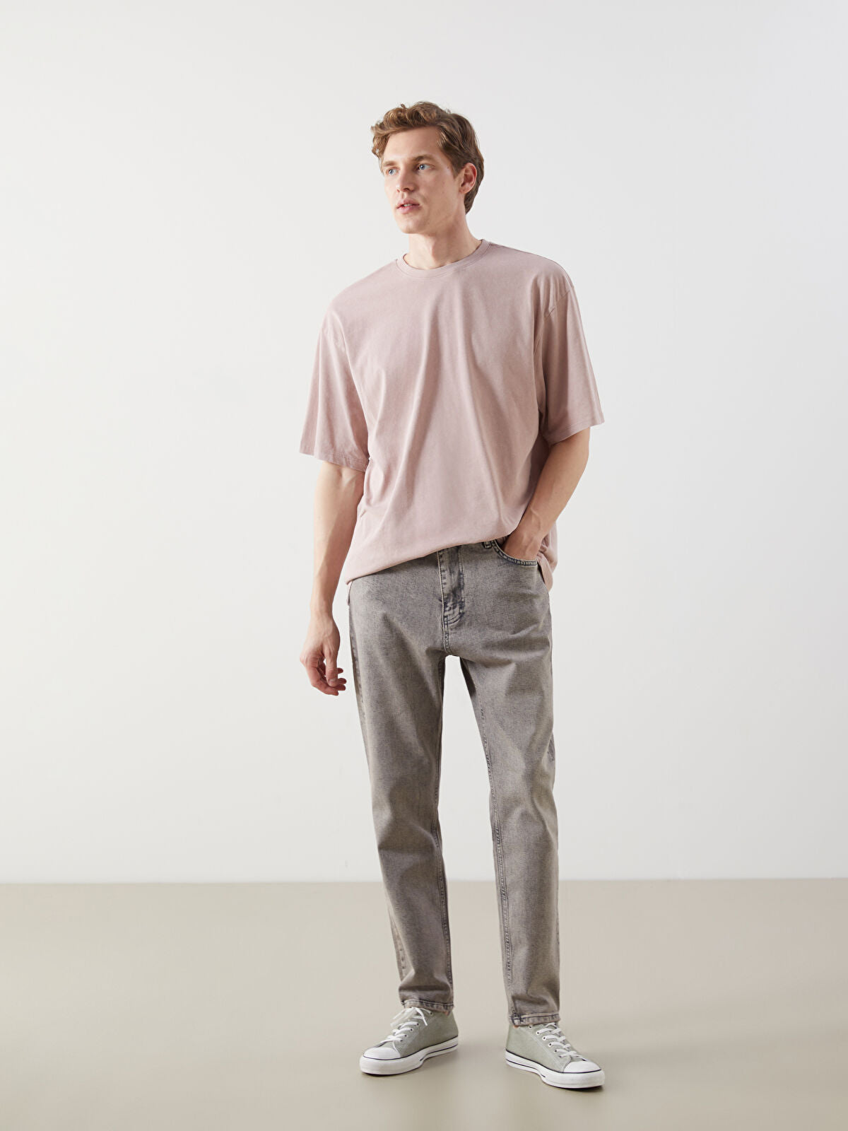 Loose Fit Men's Jeans Pants