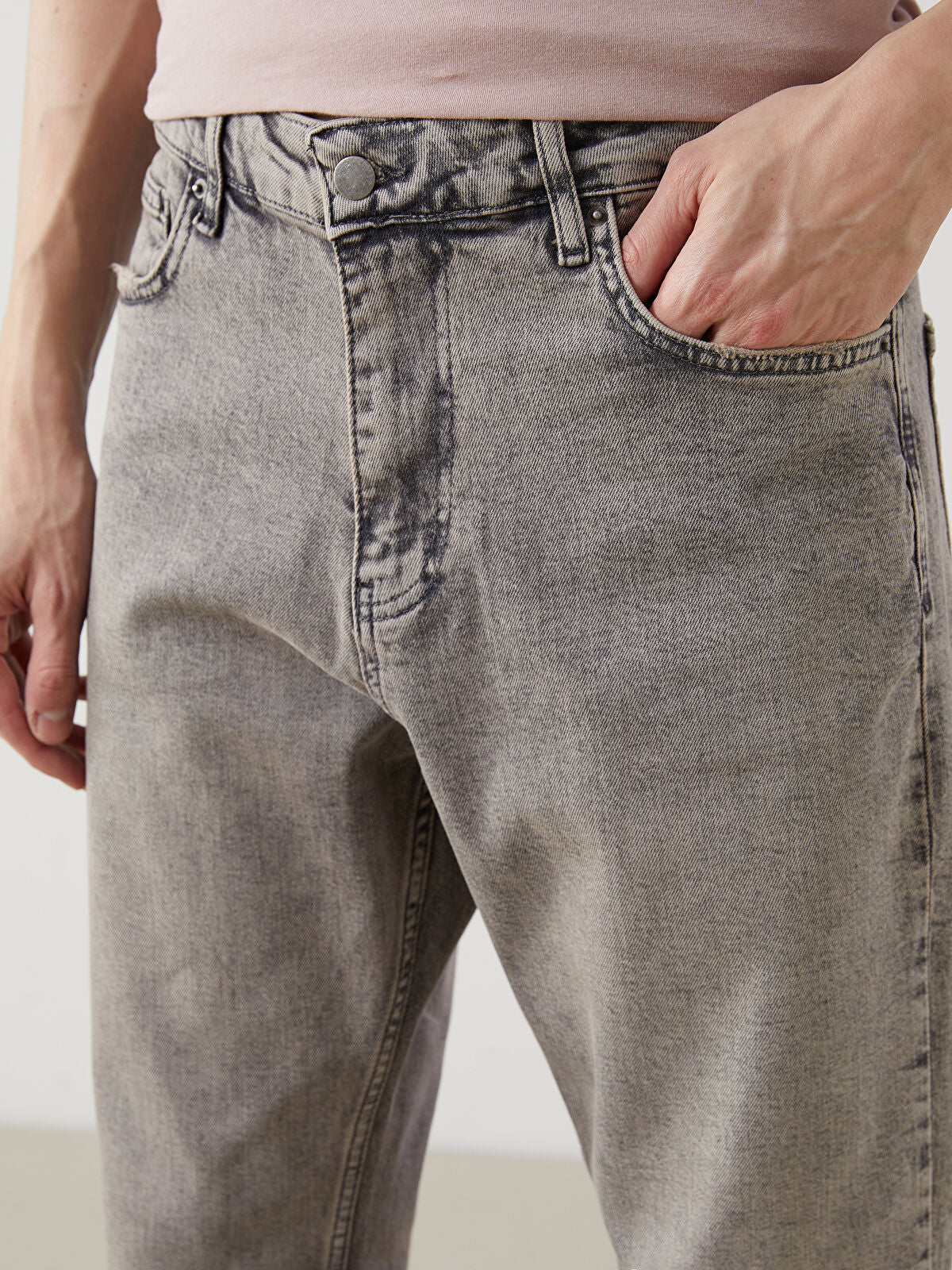 Loose Fit Men's Jeans Pants