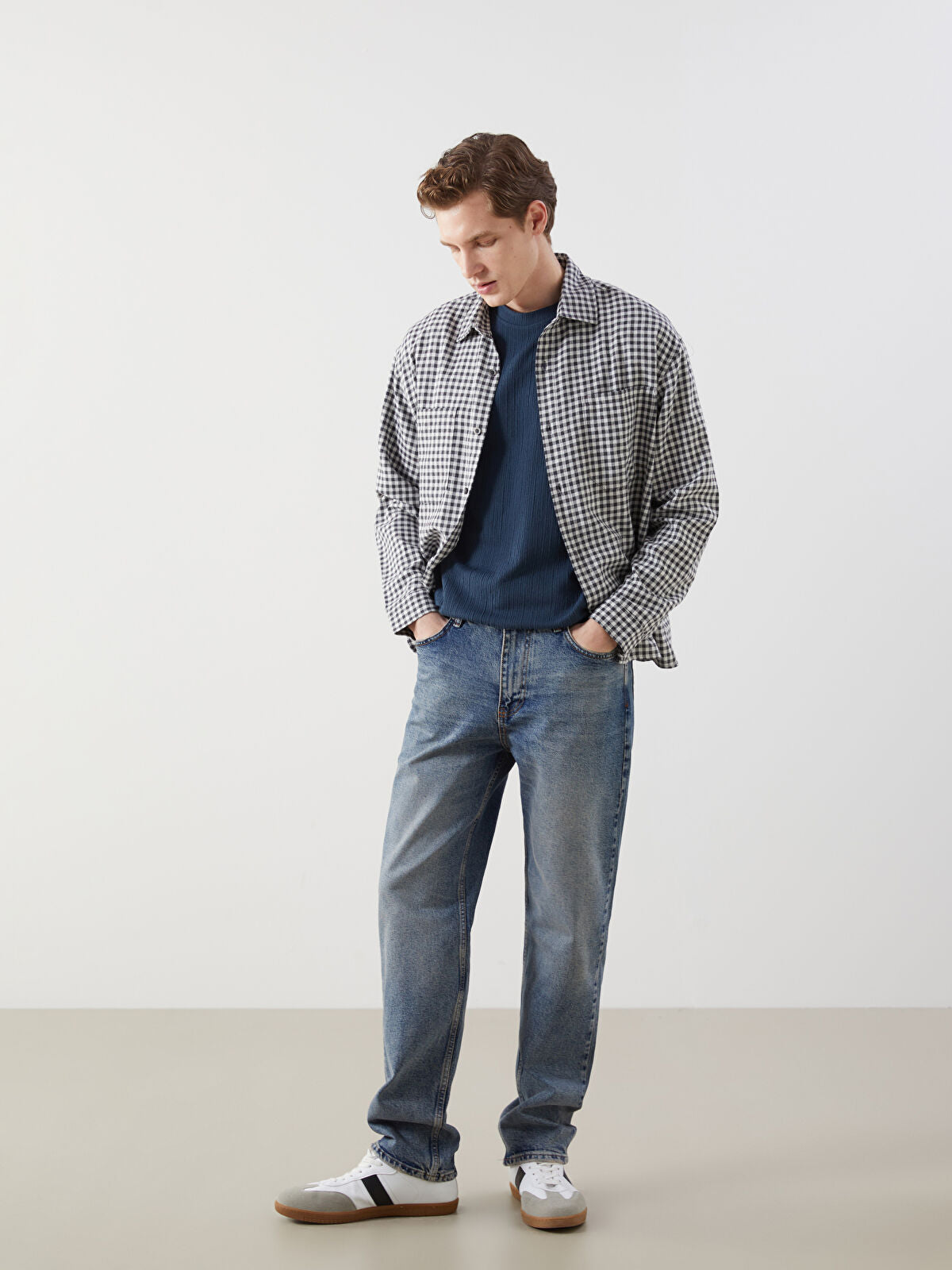 Loose Fit Men's Jeans Pants