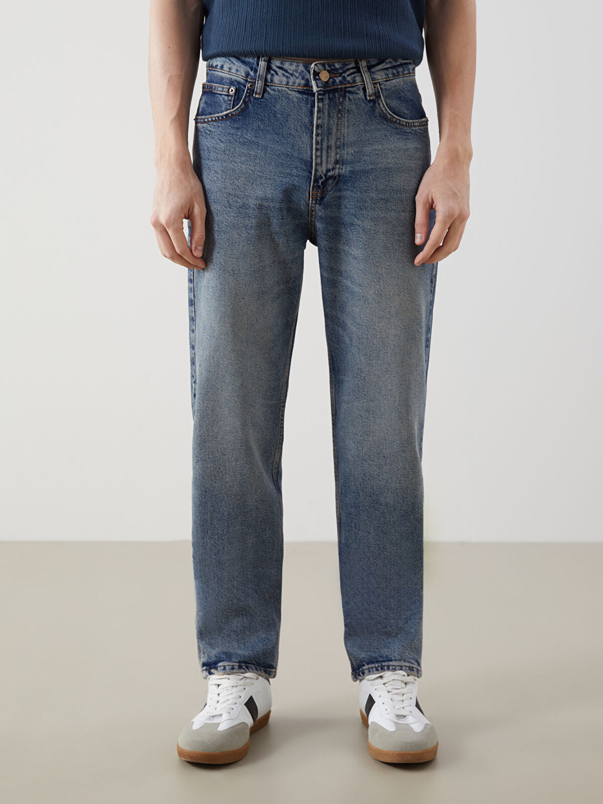 Loose Fit Men's Jeans Pants