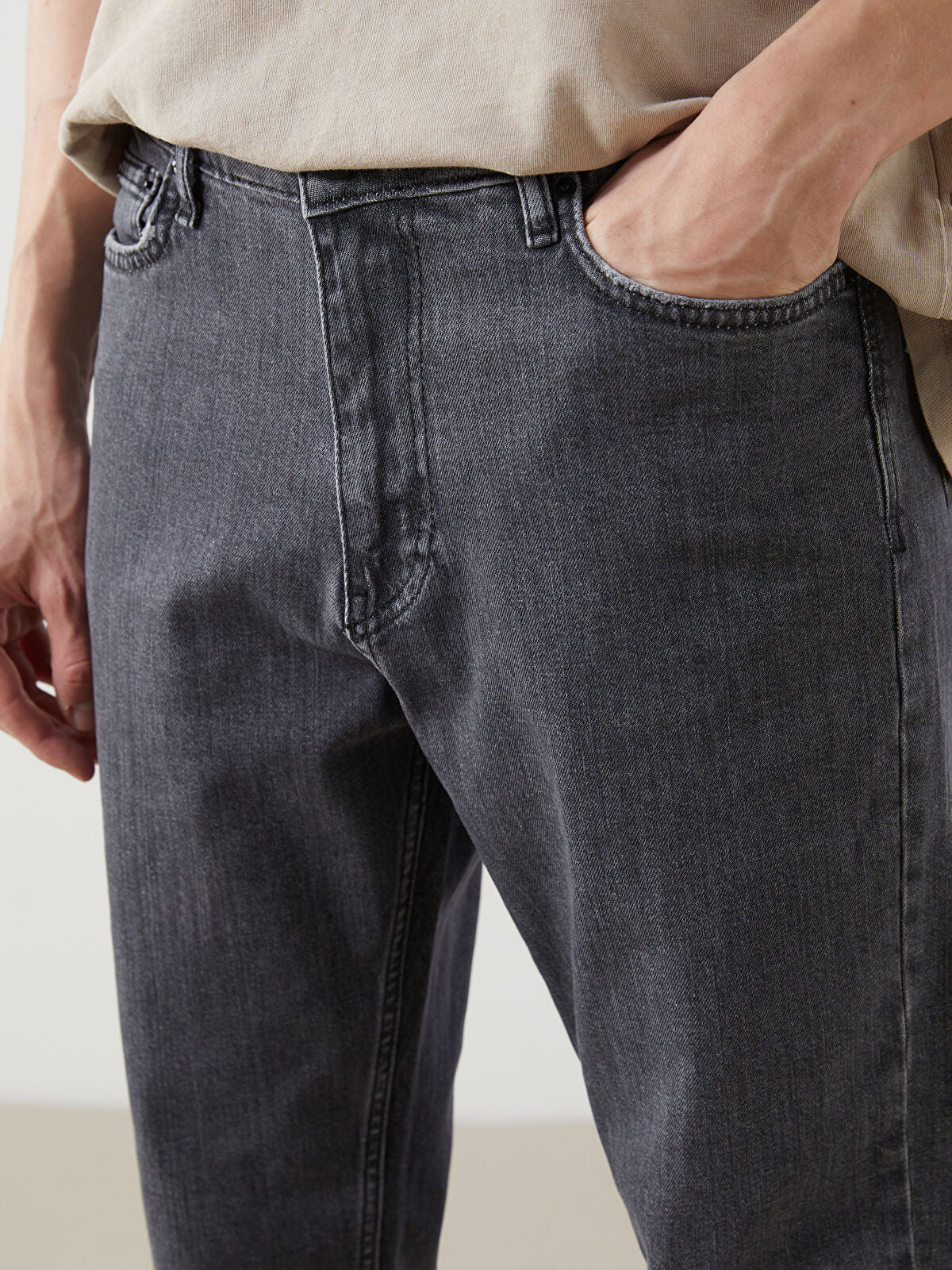 Loose Fit Men's Jeans Pants
