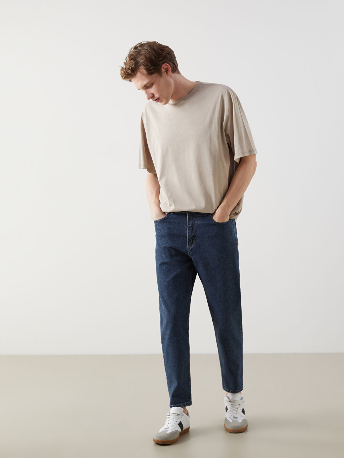 Loose Fit Men's Jeans Pants