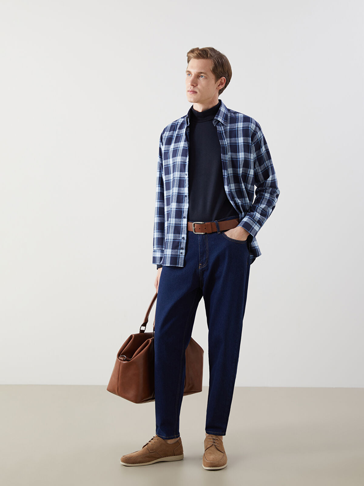 Loose Fit Men's Jeans Pants