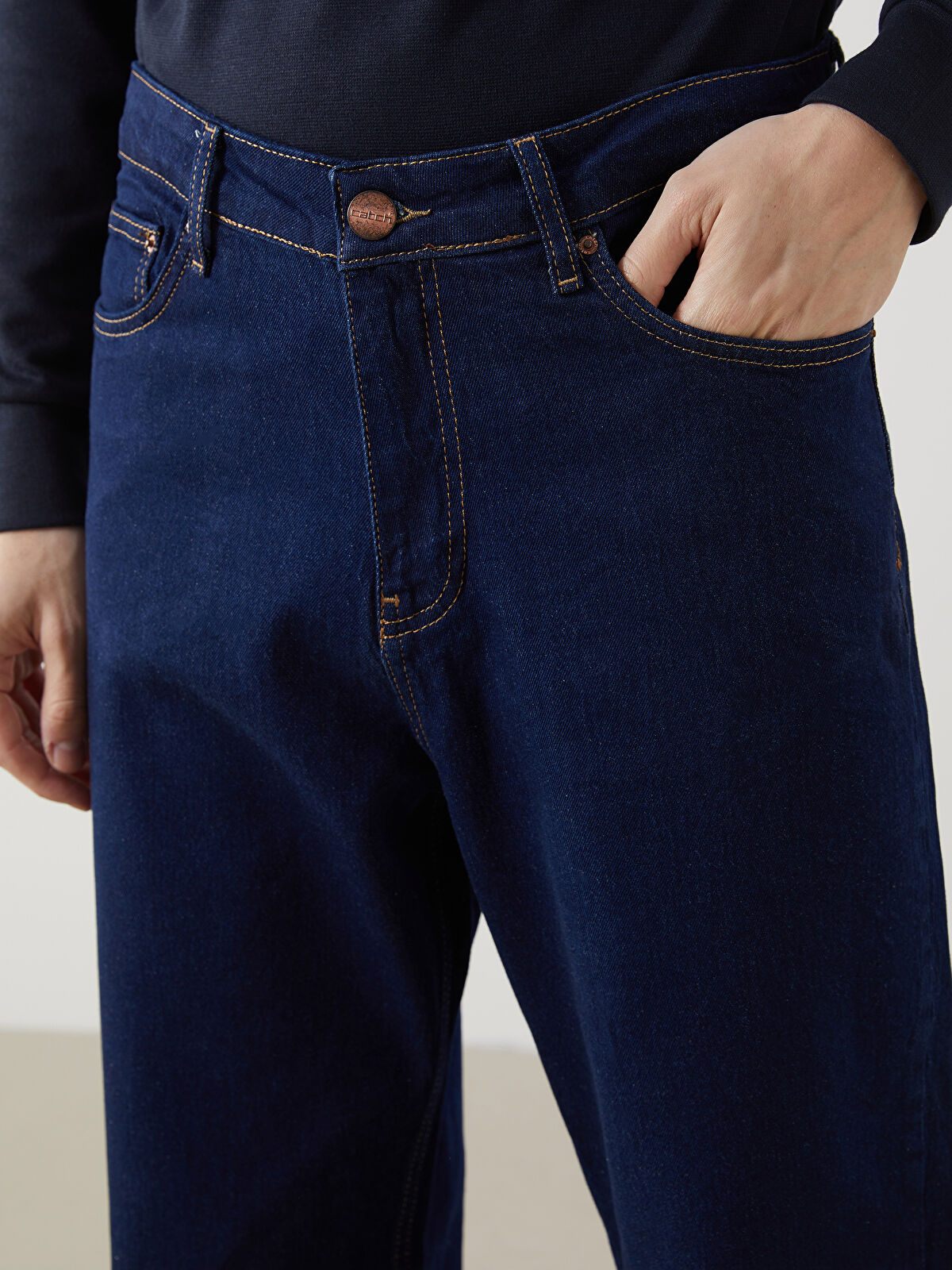 Loose Fit Men's Jeans Pants