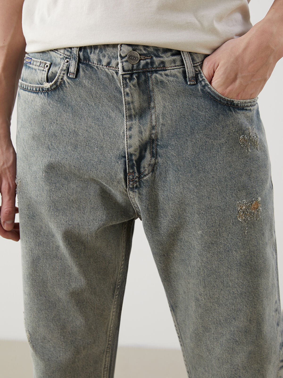 Loose Fit Men's Jeans Pants