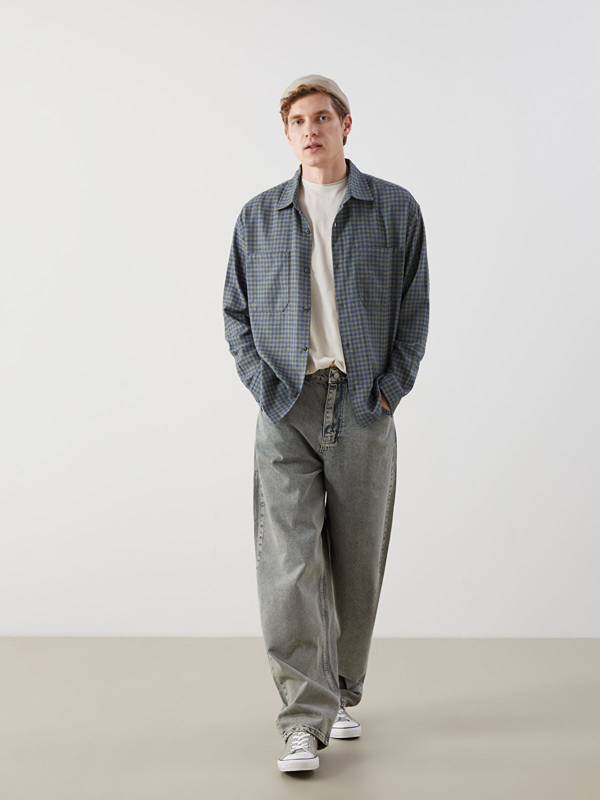 Loose Fit Men's Jeans Pants