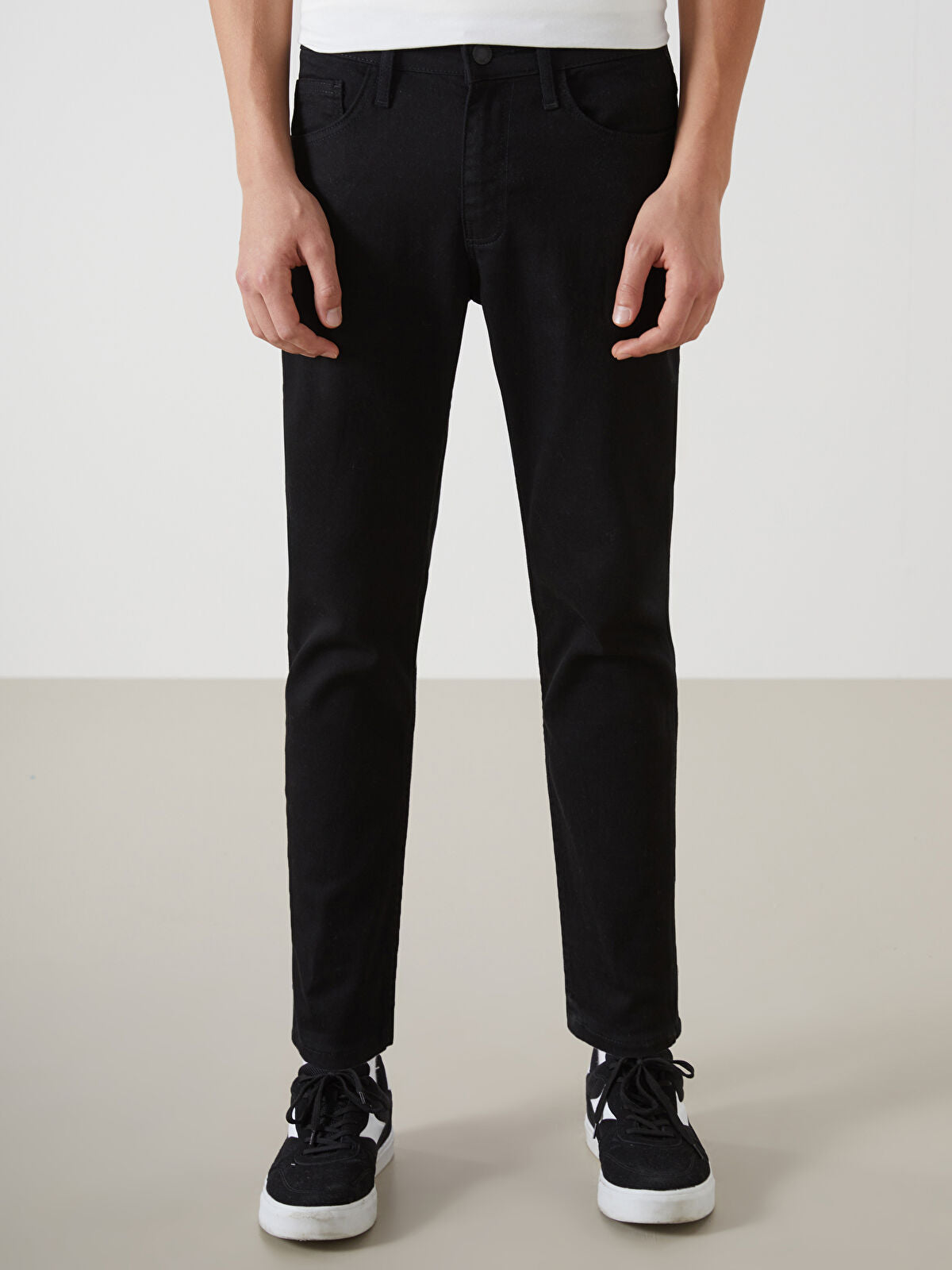 730 Mandarin Collar Men's Jeans Pants