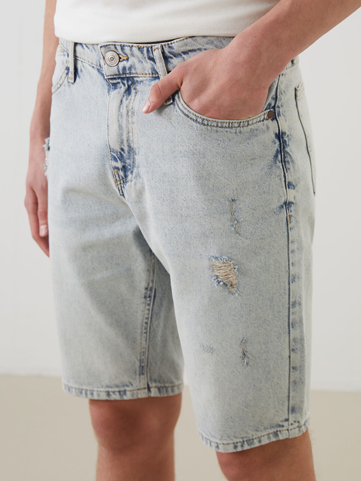 Standard Fit Men's Jeans Shorts