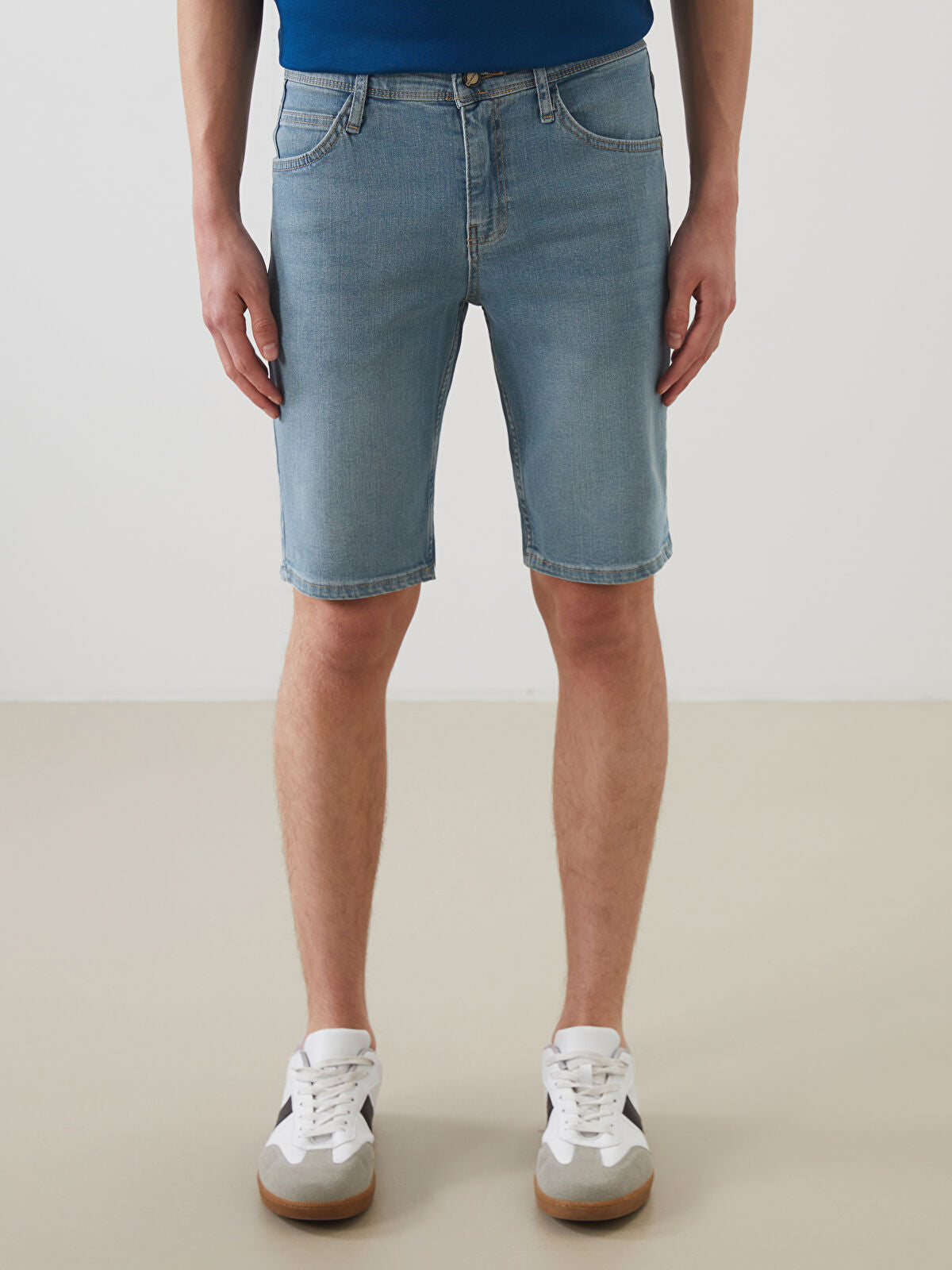 Super Skinny Fit Men Jeans Shorts