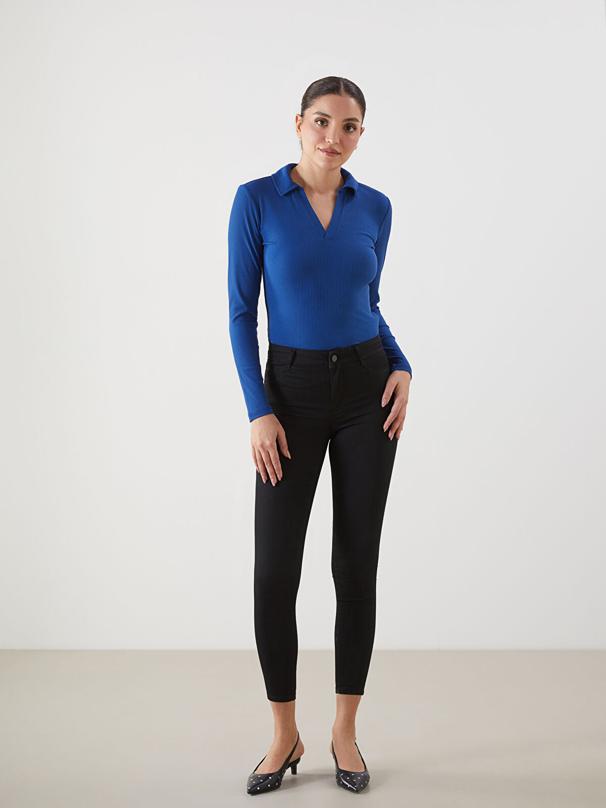 LCW Jeans Black Jupiter Super Skinny Fit Women's Jean Trousers