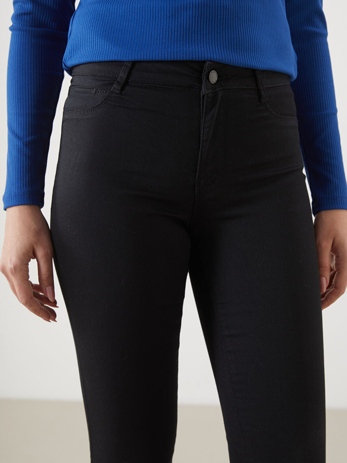 LCW Jeans Black Jupiter Super Skinny Fit Women's Jean Trousers