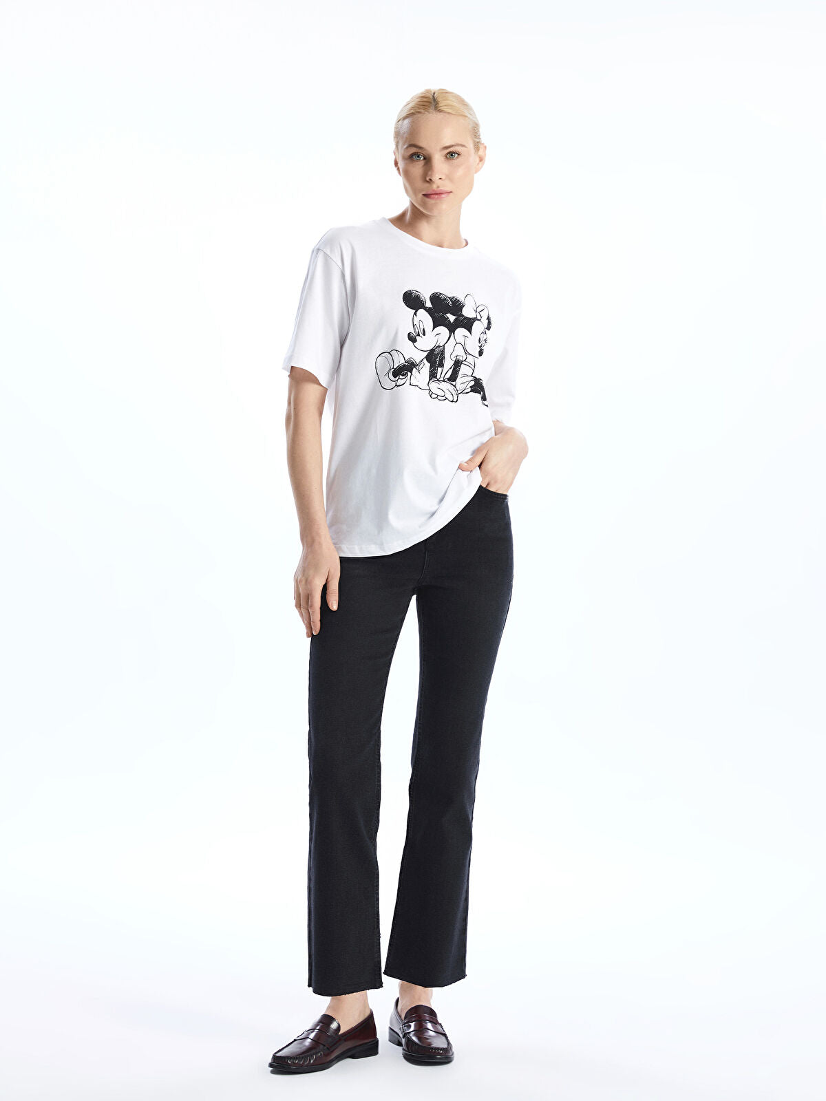 Crop Flare Women's Jeans Pants