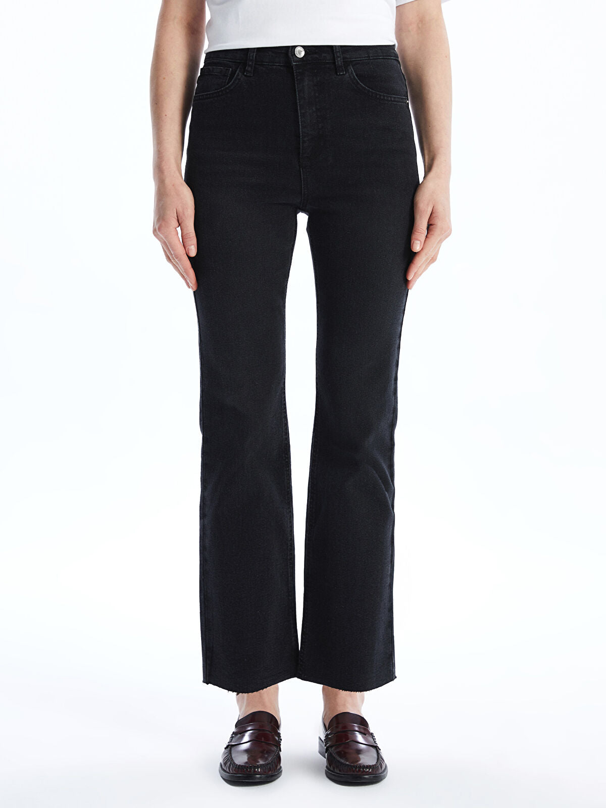 Crop Flare Women's Jeans Pants