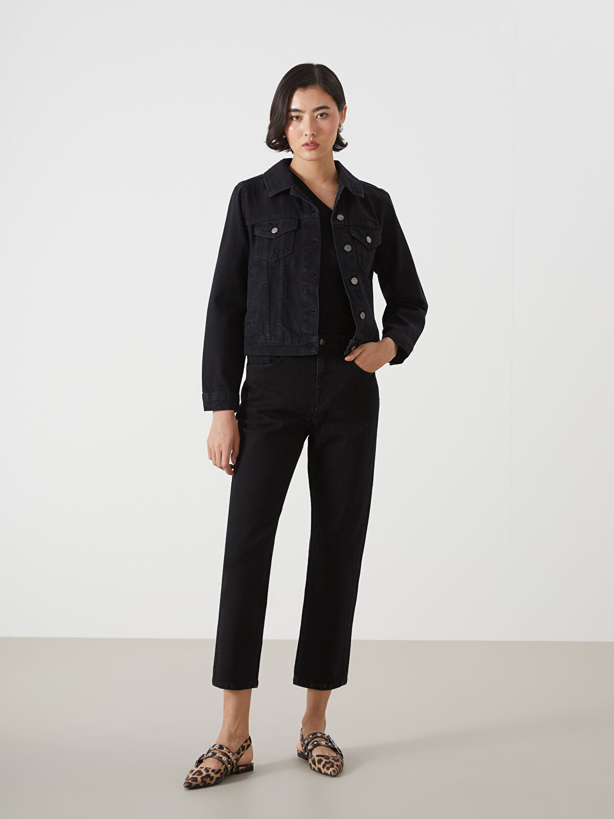 Straight Fit Women's Jean Pantalon