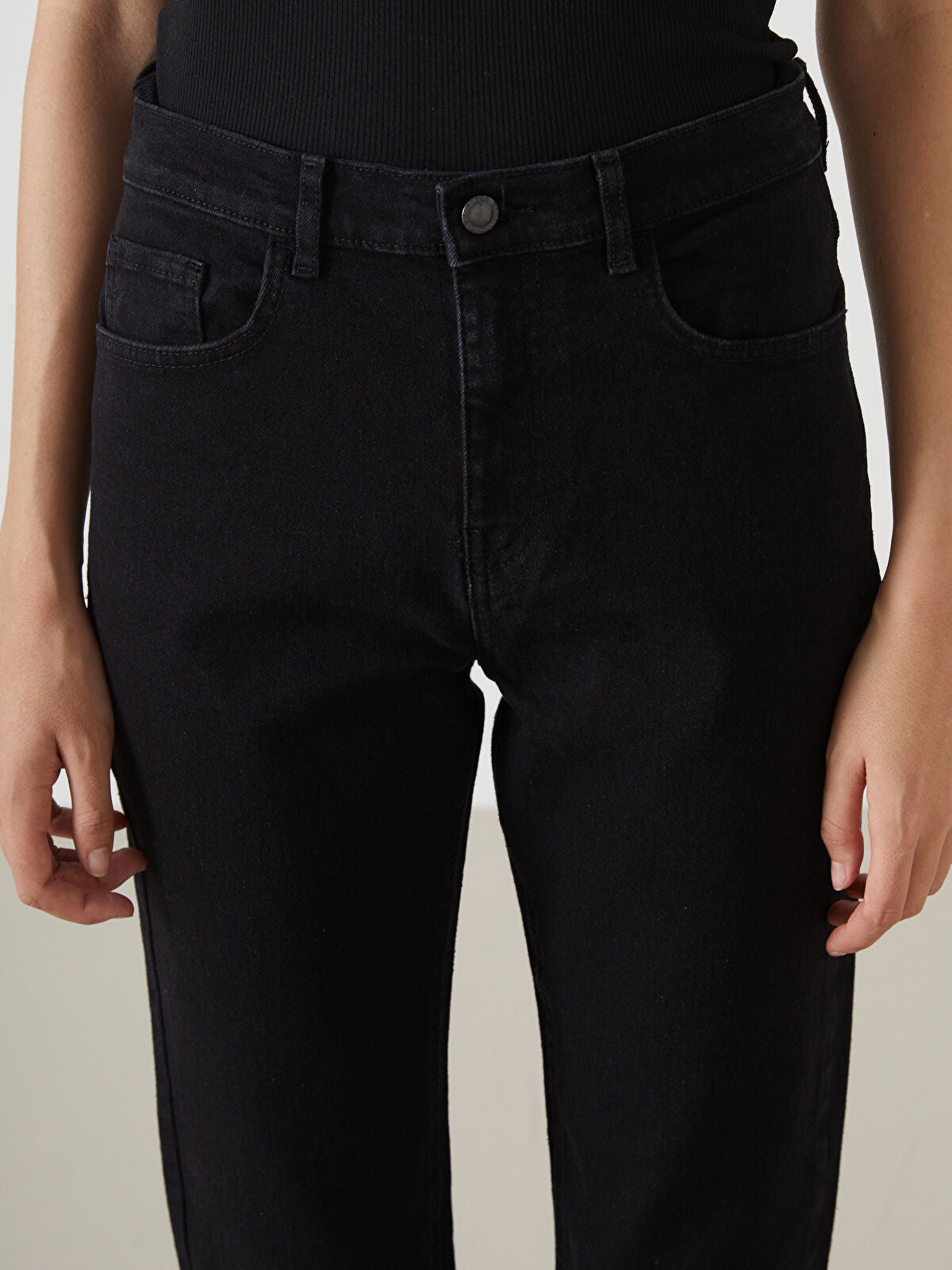 Straight Fit Women's Jean Pantalon