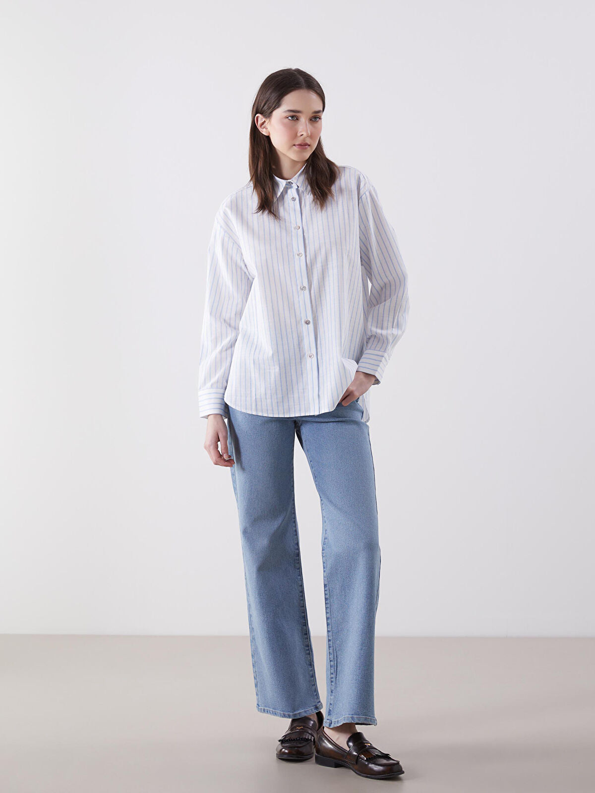 Wideleg Female Jean Pants