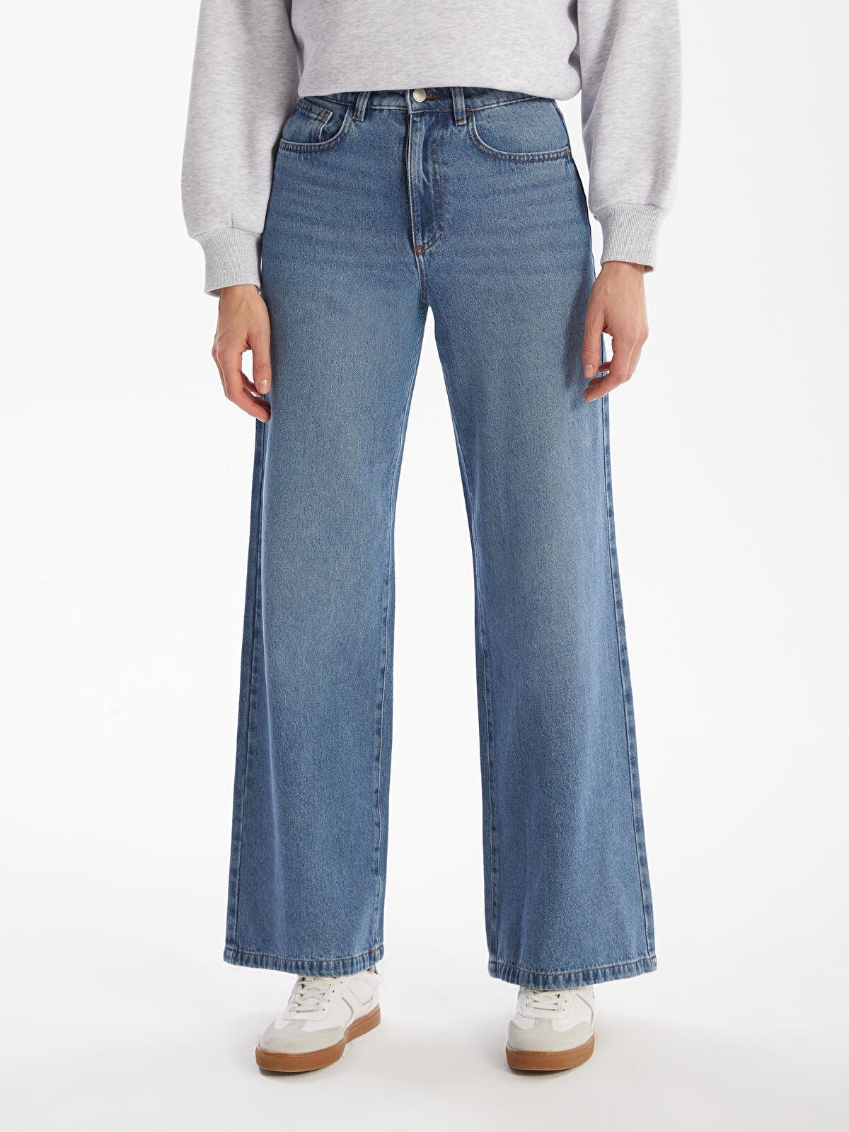 Wideleg Female Jean Pants