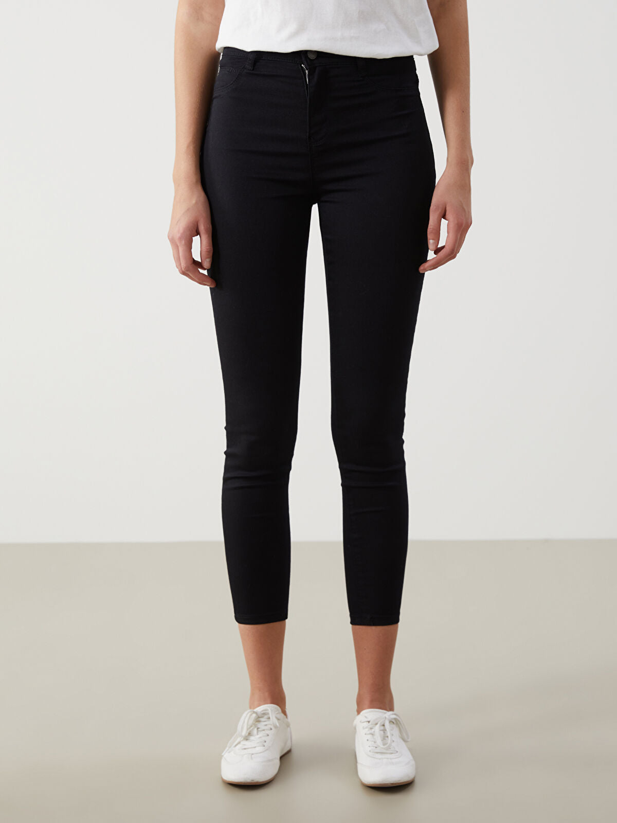 LCW Jeans Black Jupiter Super Skinny Fit Women's Jean Trousers
