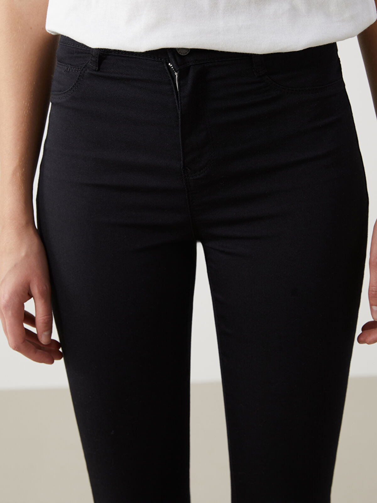 LCW Jeans Black Jupiter Super Skinny Fit Women's Jean Trousers