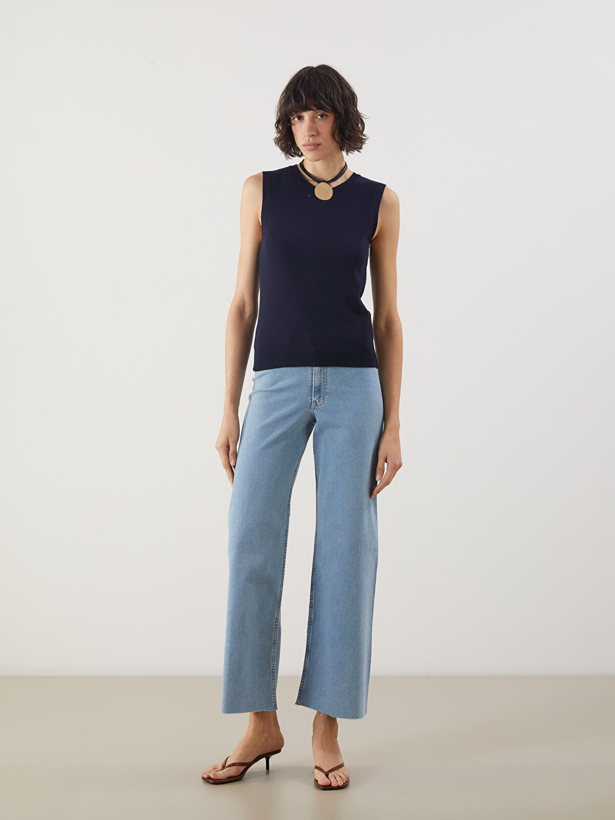 Wideleg Female Jean Pants