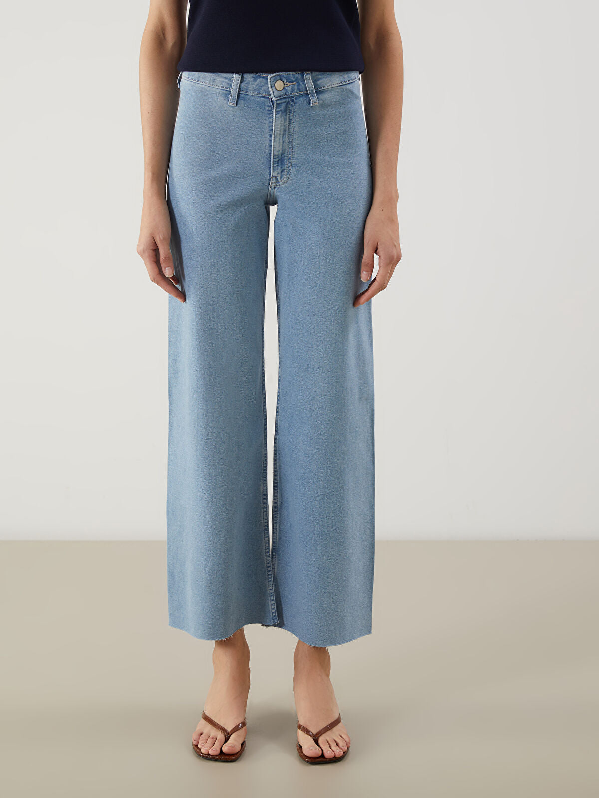 Wideleg Female Jean Pants