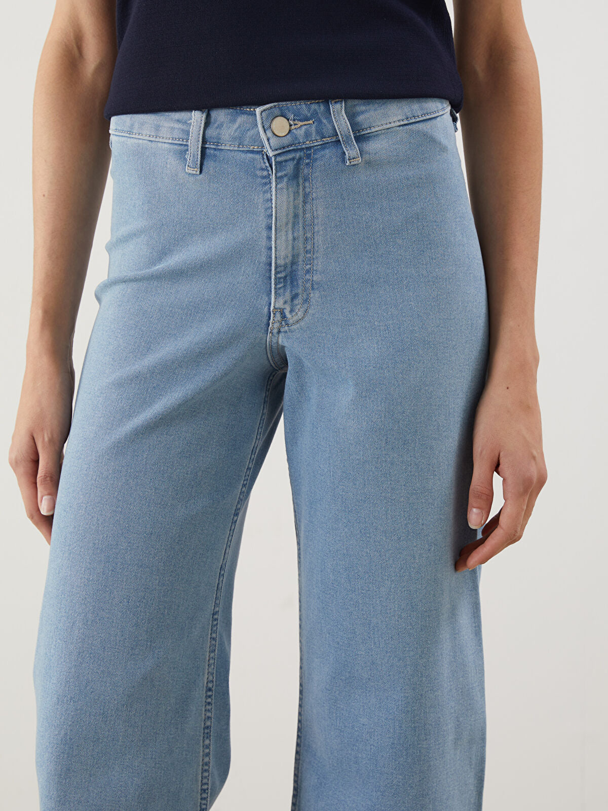 Wideleg Female Jean Pants