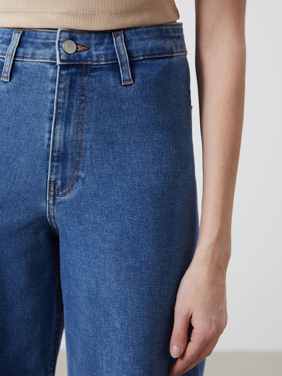 Wideleg Female Jean Pants
